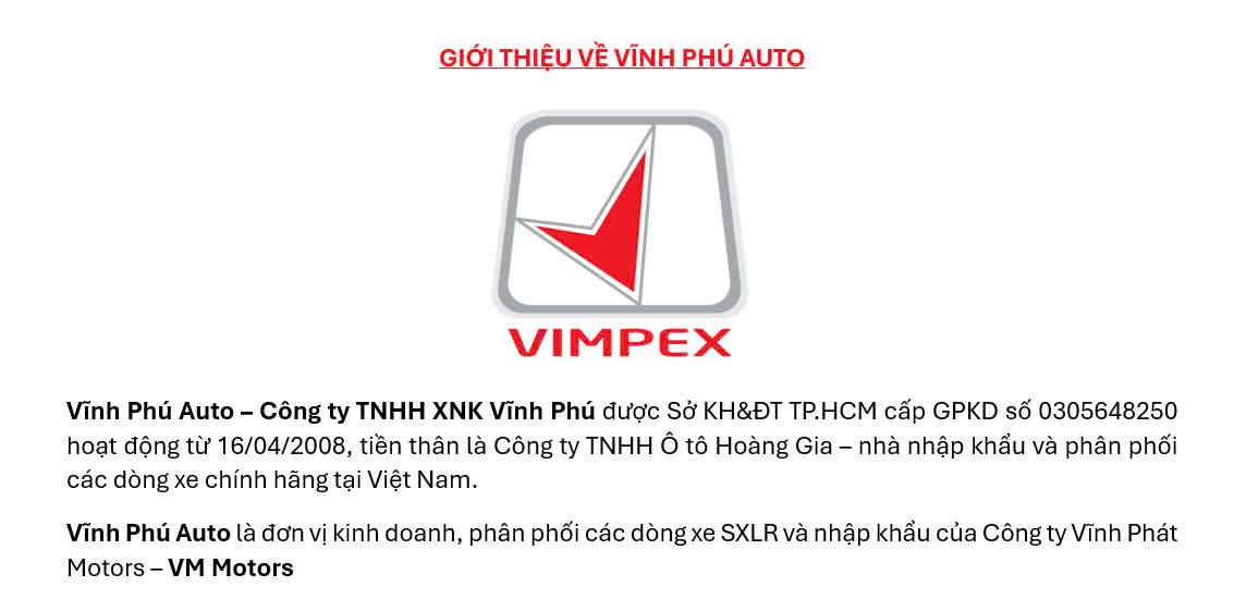 Vĩnh Phú Auto HCM